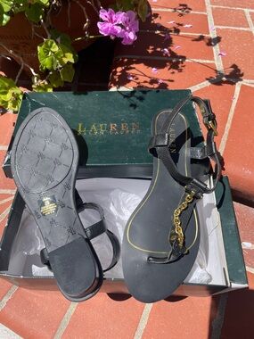 Lauren Ralph Lauren black sandals